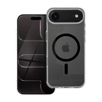 Drop Glue spalvingas magnetinis dėklas telefonui, suderinamas su MagSafe, skirtas IPHONE 17 Air, juodas