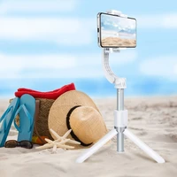 Selfie lazda (f) su belaidžiu nuotolinio valdymu tripodu su stabilizatoriumi GIMBAL SSTR-L08 - balta