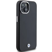 BMW Signature Wrapped Metal Magnetinis dėklas telefonui iPhone 15/14/13 - juodas