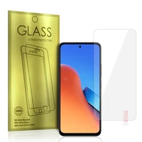 Grūdintas stiklas (m) - auksinis skirtas XIAOMI REDMI 12/REDMI 13 (be pirštų atspaudų atrakinimo)