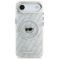 Karl Lagerfeld IML Karl Head Logo Magnetinis iPhone Air dėklas - pilkas