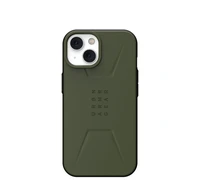 UAG Urban Armor Gear dėklas telefonui CIVILIAN suderintas su MagSafe IPHONE 14 Plus - žalias (m)
