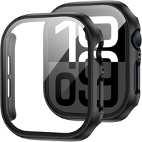 Tech-Protect Defense360 grūdinto stiklo dėklas Apple Watch 10 (46mm) - juodas