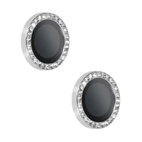 Apsauginis stiklas HARD DIAMOND kamerai (OBJEKTYVAS) Iphone 17 sidabrinis (2 vnt. objektyvams)