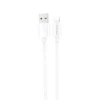 Dudao L4SL USB-A / Lightning kabelis 2A 1m - baltas