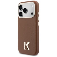 Karl Lagerfeld Karl Head Logo MagSafe Case for iPhone 17 Pro Max - Brown