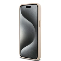 DKNY odinis Mono Stripe ir Metal Logo dėklas telefonui iPhone 15 Pro Max - rožinis