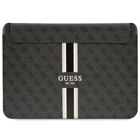 Guess 4G Printed Stripes 14" nešiojamojo kompiuterio dėklas - juodas