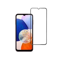 Apsauginis stiklas Blue Star - SAMSUNG A14 5G Full Face (pilnas klijavimas su rėmeliu, mažo dydžio) juodas