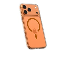 Spigen Ultra Hybrid MagSafe Case for iPhone 17 Pro Max - Clear Orange