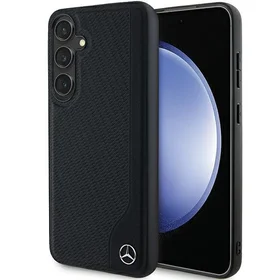 Mercedes odinis Debossed Line magnetinis dėklas telefonui Samsung Galaxy S24+ - juodas