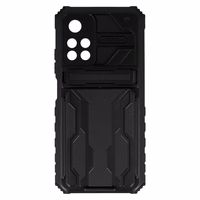 Tel Protect Combo dėklas telefonui Xiaomi Redmi Note 11 5G/Note 11S 5G/Poco M4 Pro 5G juodas