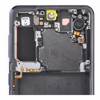 Rinkinys LCD ekranas SAMSUNG S21 5G G991B GH82-27257A pilkas