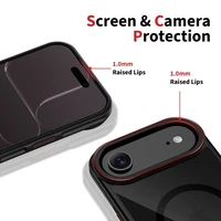 Tech-Protect MagHybrid MagSafe dėklas iPhone Air juodas ir raudonas