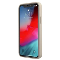 Guess GUHCP12SLSVSGP iPhone 12 mini 5.4" pilkai rožinis/pilkai rožinis kietas dėklas Silikoninis Vintage