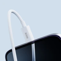 Rock Kabelis Simple Series - USB į Lightning kabelis - 2,4A - 2 metras baltas (m)