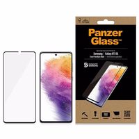 PanzerGlass E2E Regular apsauginis stiklas Samsung Galaxy A73 - su juodu rėmeliu
