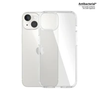 PanzerGlass HardCase antibakterinis karinio standarto sertifikuotas dėklas iPhone 14 / 15 / 13 telefonams – skaidrus