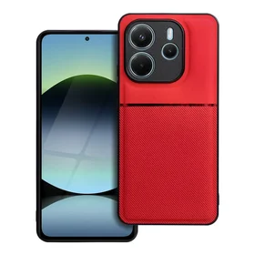 NOBLE dėklas telefonui XIAOMI Redmi Note 14 4G (GLOBAL - 163,25mm x 76,55mm x 8,16mm) raudonas