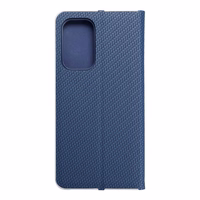 Dėklas telefonui LUNA Book Carbon for SAMSUNG A53 5G - mėlynas (m)
