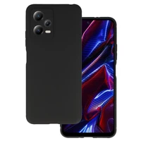Matinis dėklas telefonui XIAOMI REDMI NOTE 12 5G/POCO X5 juodas