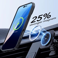 ESR Classic Hybrid Kickstand Halolock Magnetinis iPhone 16 Plus + Grūdinto Stiklo Apsauginis Stiklas - Juodas