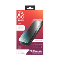 ZAGG InvisibleShield Glass XTR4 grafeninis apsauginis stiklas su mėlynos šviesos filtru iPhone 16 Pro telefonui