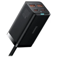 Įkroviklis Baseus GaN3 Pro 100W 2xUSC-C/2xUSB-A juodas CCGP000101