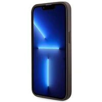 Guess GUHMP13XP4RPSW iPhone 13 Pro Max 6.7" rudas/rudas kietas dėklas 4G Printed Stripes MagSafe