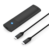 Orico PWM2-G2 M.2 NVME USB-C 10Gb/s diskų įrenginys - juodas