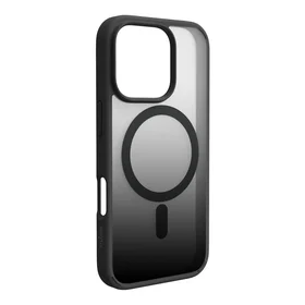 Puro Gradient Magnetinis silikoninis dėklas telefonui iPhone 16 Pro - juodas