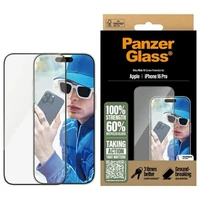PanzerGlass apsauginis stiklas iPhone 16 Pro 6.3" itin platus 2862