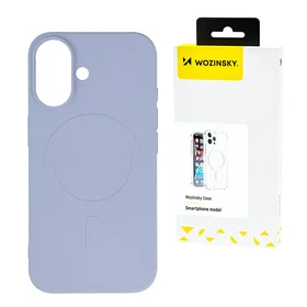 Wozinsky silikoninis dėklas su Magnetine MagSafe Samsung Galaxy S25 - violetinis