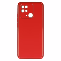 TEL PROTECT prabangus dėklas telefonui Xiaomi Redmi 10C, raudonas