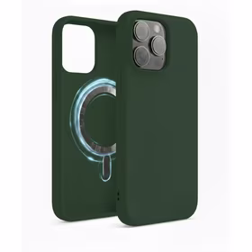 Dėklas "TM MagSafe Silicone" iPhone 13 / Žalias /