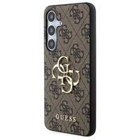 Guess 4G Big Metal Logo dėklas telefonui Samsung Galaxy S24 - rudas