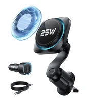 ESR OmniLock Qi2.2 Magnetic MagSafe automobilinis oro groteles laikiklis - Juodas