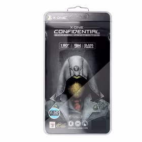 X-ONE Pilnas Dangtis Itin Stiprus Privatumas - iPhone 11 Pro Max (pilnas klijavimas) grūdintas stiklas 9H