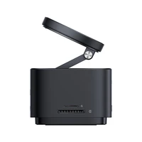 Baseus MagPro Series II 7-in-1 USB-C šakotuvas su MagSafe suderinamų įkrovikliu 15W + HDMI + USB-A + USB-C + SD/TF - juodas