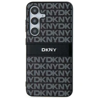 DKNY odinis Mono Stripe ir Metal Logo dėklas telefonui Samsung Galaxy S24+ - juodas