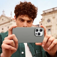 Tech-Protect Silikoninis Magnetinis iPhone 16 Pro Dėklas - Pilkas