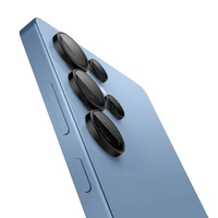 Spigen Optik Pro GLAS.TR EZ FIT 2-jų rinkinys Kameros dangtelis Samsung Galaxy S25 Ultra - juodas