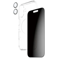 CARE by PanzerGlass flagmanas privatumo 3in1 dėklas + privatumo stiklas + lęšis iPhone 17
