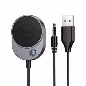Bluetooth transmiteris Hoco (E150) (bluetooth v5.3, 3,5mm AUX) juodas