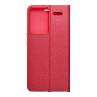 LUNA knygos auksinis dėklas XIAOMI Redmi Note 13 PRO Plus 5G raudonas