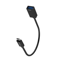 Wozinsky WOTGY1S USB-C 3.0 (vyriškas) - USB-A 3.0 (moteriškas) OTG adapteris - juodas