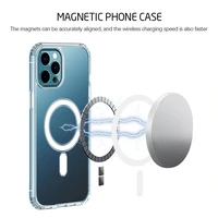 TEL PROTECT MagSilicone dėklas telefonui Iphone 13 Pro Max skaidrus