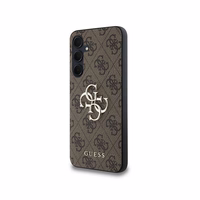 Guess 4G Big Metal Logo dėklas telefonui Samsung Galaxy A35 - rudas