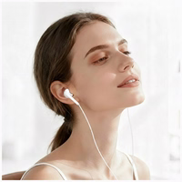 USAMS EP-50 USB-C 1.2m stereo ausinės baltas