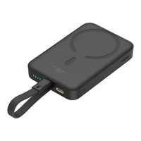 Išorinė baterija Baseus Magnetic Mini 10000mAh, Lightning 20W MagSafe (juoda)